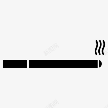 香烟烟灰烟图标图标