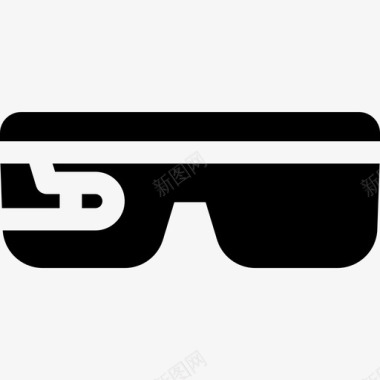 3d眼镜技术83填充图标图标