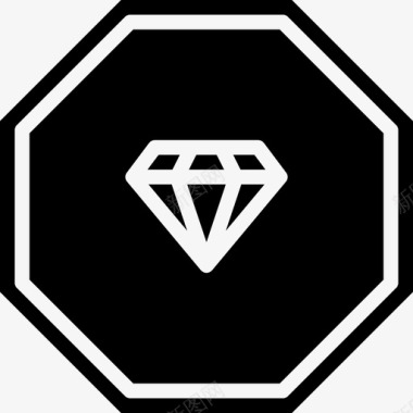 钻石奖励和徽章10雕文图标图标