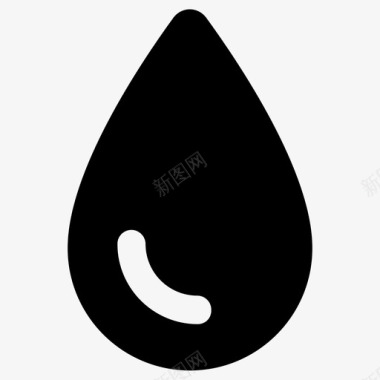 水滴燃料液体图标图标
