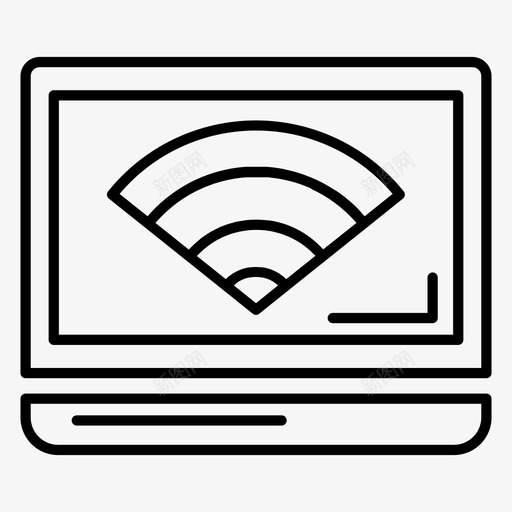 wifi连接在线营销这个图标svg_新图网 https://ixintu.com web wifi 在线 文本 营销 这个 连接