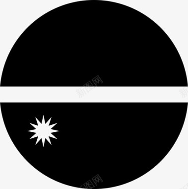 国旗国家瑙鲁图标图标