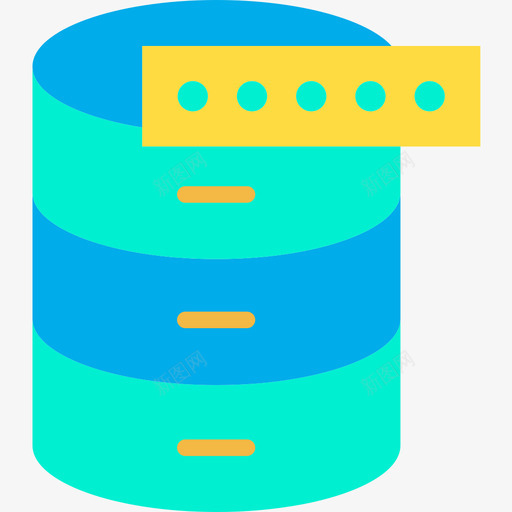 数据库网络安全10平面图标svg_新图网 https://ixintu.com 平面 数据库 网络安全