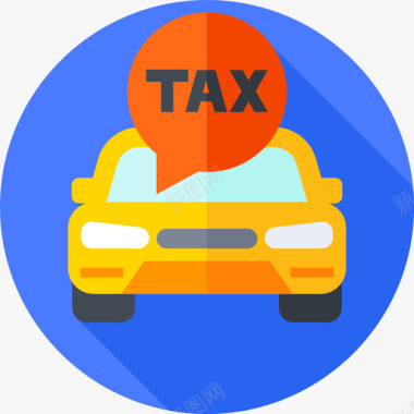 出租车税10平图标图标