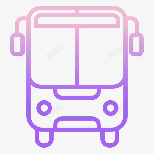 公共汽车交通135轮廓坡度图标svg_新图网 https://ixintu.com 交通135 公共汽车 轮廓坡度