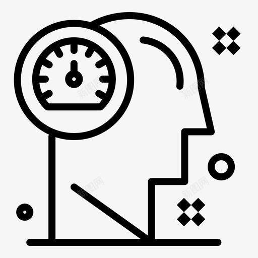 仪表盘主管人图标svg_新图网 https://ixintu.com 主管 人 人才管理 仪表盘 思维