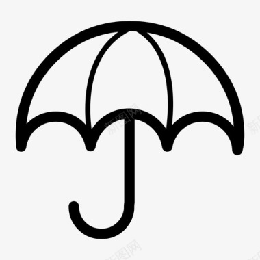 伞雨阴图标图标