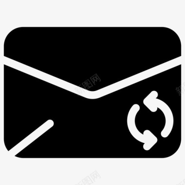 同步电子邮件信封邮件图标图标