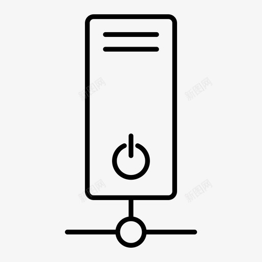 计算机连接cpu图标svg_新图网 https://ixintu.com 2019 cpu pc 互联网 图标 安全线 电源 网络 计算机 连接