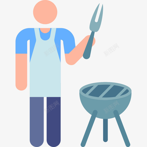 烤架烹饪象形图颜色图标svg_新图网 https://ixintu.com 形图 烤架 烹饪 象形 颜色