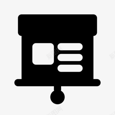 演示文稿板业务图标图标