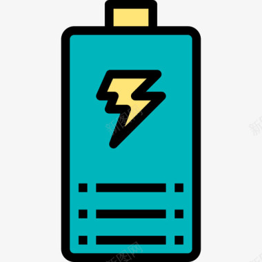 电池电能6线颜色图标图标