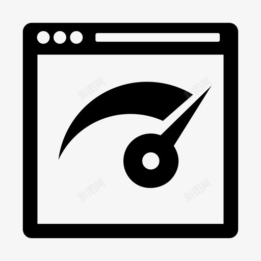 页面速度仪表板速度计图标svg_新图网 https://ixintu.com 仪表板 速度 速度计 页面