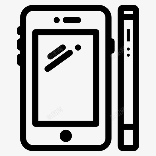手机华为笔图标svg_新图网 https://ixintu.com 华为 手机 智能手机 笔