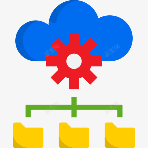 管理数据和网络管理3平面图标svg_新图网 https://ixintu.com 平面 数据 管理 网络管理