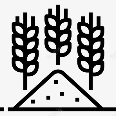 小麦农场47直交图标图标