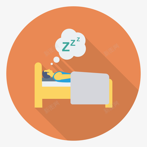 睡眠健康与健身1循环图标svg_新图网 https://ixintu.com 健康 健身 循环 睡眠