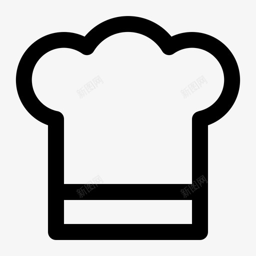 厨师帽子厨房图标svg_新图网 https://ixintu.com 厨师 厨房 帽子 烹饪大纲 玩具 餐厅