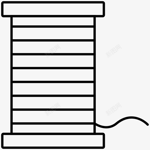 线卷轴缝纫图标svg_新图网 https://ixintu.com 卷轴 图标 线图 线轴 缝纫 裁剪 裁缝