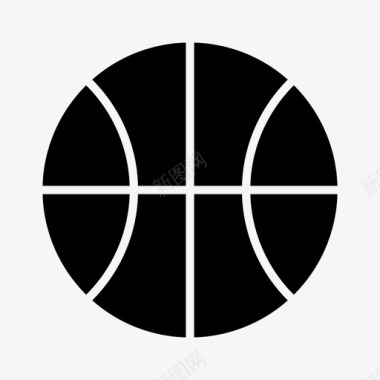 篮球田径圆形图标图标