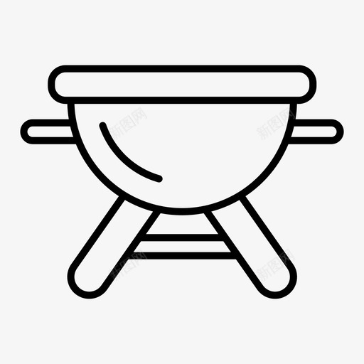 烧烤食物美食图标svg_新图网 https://ixintu.com 暑假 烧烤 美食 食物 餐厅