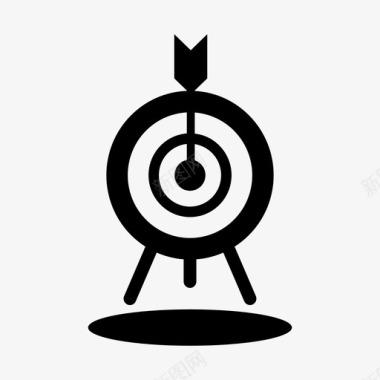 箭商业瞄准目标图标图标