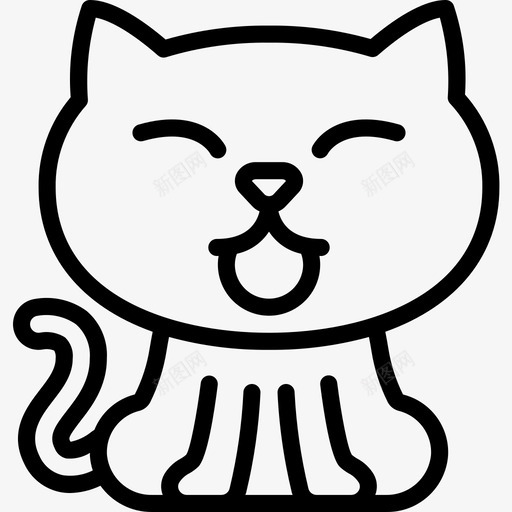 昏昏欲睡猫化身3直系图标svg_新图网 https://ixintu.com 昏昏欲睡 猫化身3 直系