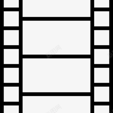 电影电影院72线性图标图标