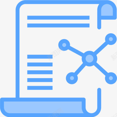 分子文件和文件36蓝色图标图标