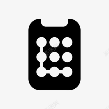电话技术字形3图标图标