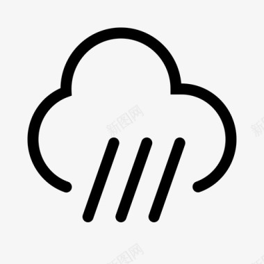 雨白天预报图标图标