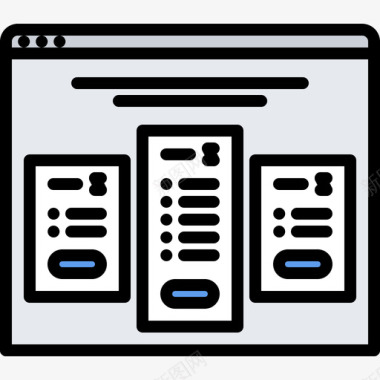 定价网站6颜色图标图标