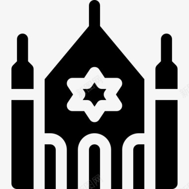 犹太教堂宗教31已满图标图标