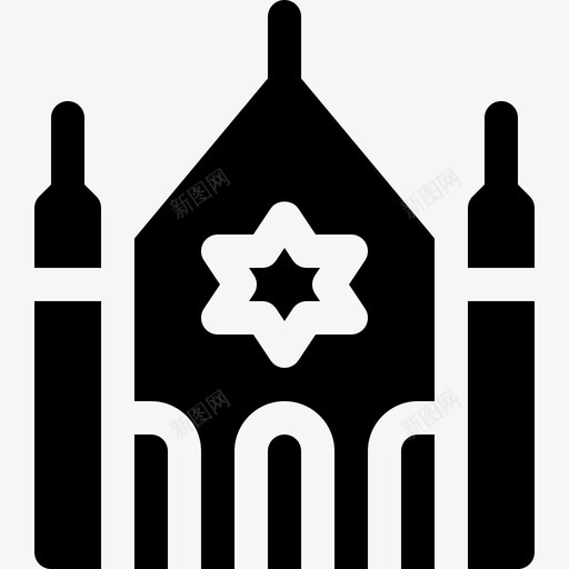 犹太教堂宗教31已满图标svg_新图网 https://ixintu.com 宗教 已满 教堂 犹太 犹太教