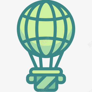 热气球运输118双音图标图标