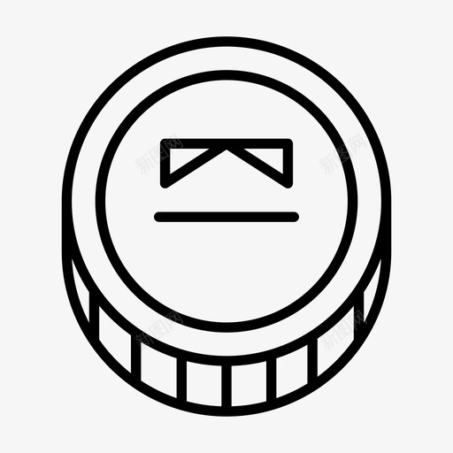 硬币愤怒表情图标svg_新图网 https://ixintu.com 令牌 情绪 愤怒 硬币 表情