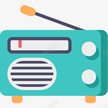 收音机音乐多媒体2平板图标图标