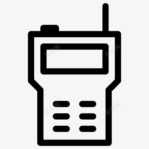 无线电话呼叫通信图标svg_新图网 https://ixintu.com 呼叫 图标 无线电话 粗体 网页设计 联系人 通信