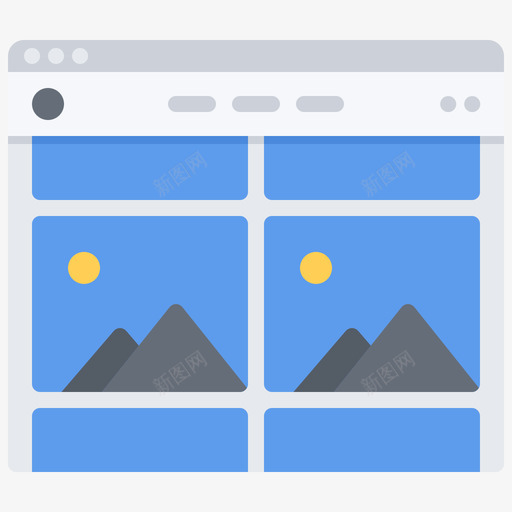 固定网站7平面图标svg_新图网 https://ixintu.com 固定 平面 网站7
