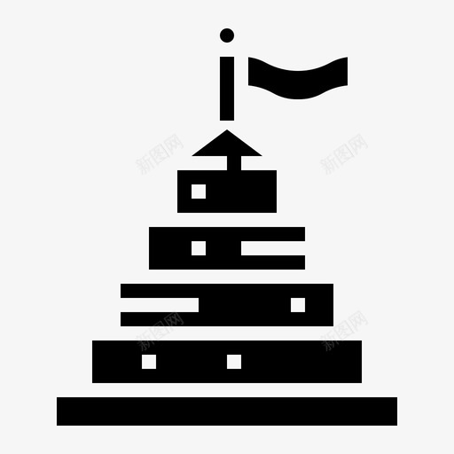 金字塔奖项文化图标svg_新图网 https://ixintu.com 奖项 奖项坚实 文化 纪念碑 金字塔