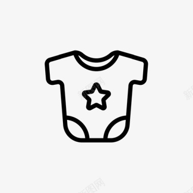 套衫婴儿餐巾布料图标图标
