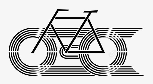 自行车模板自行车图标svg_新图网 https://ixintu.com 自行车 自行车模板