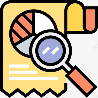 搜索引擎优化报告搜索引擎优化113线性颜色图标图标