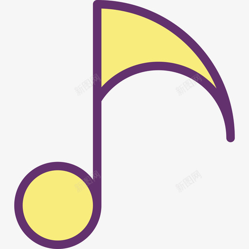 音符音乐111线性彩色图标svg_新图网 https://ixintu.com 彩色 线性 音乐 音符