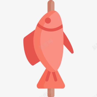 鱼葡萄牙6扁平图标图标