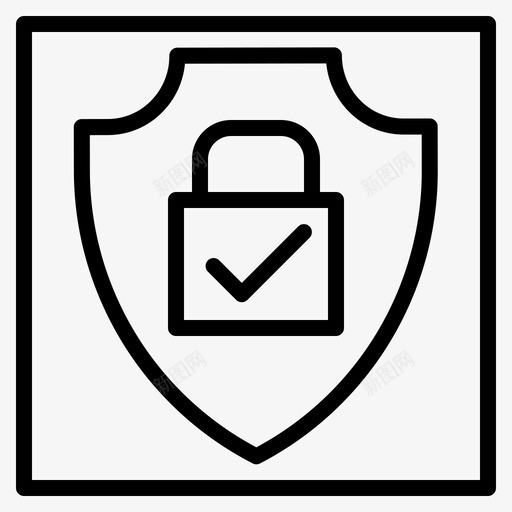 安全守卫保护图标svg_新图网 https://ixintu.com 保护 办公室 守卫 安全 用户界面 轮廓