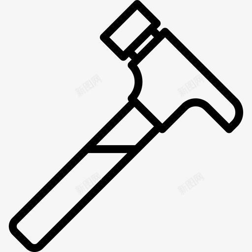 60号工具直线锤图标svg_新图网 https://ixintu.com 60号 工具 直线