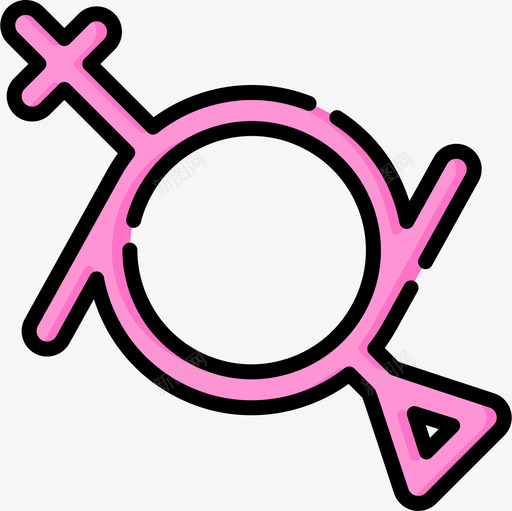 性别流体性别认同1线性颜色图标svg_新图网 https://ixintu.com 性别 流体 线性 认同 颜色