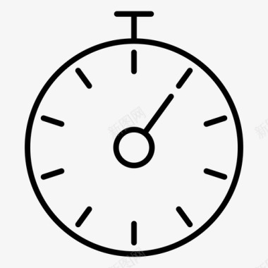 计时器秒表健身图标图标