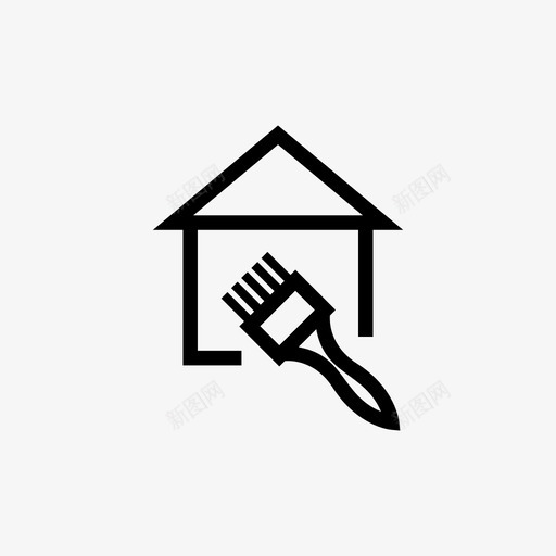 房地产协议房屋图标svg_新图网 https://ixintu.com 协议 房地产 房屋 物业 评级
